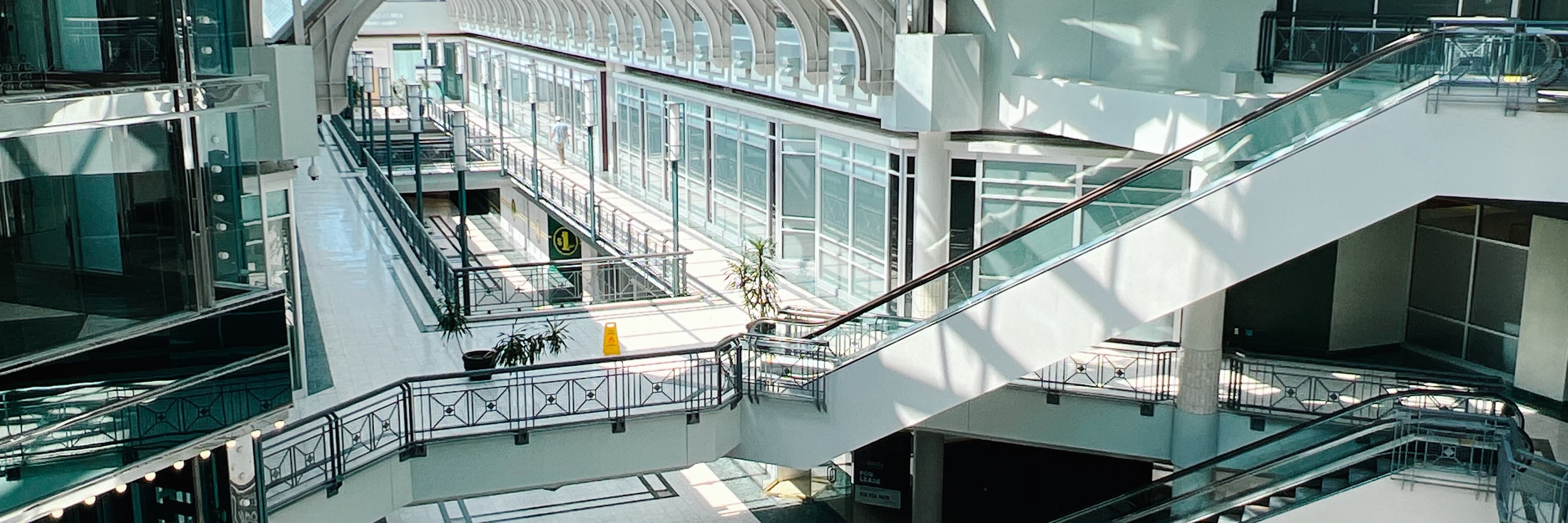 A low-res preview of a daytime liminal view of a mall